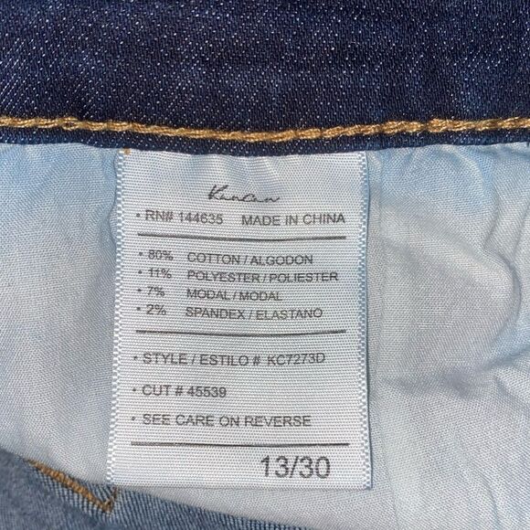 Kancan Moriah High Rise Skinny Jeans Button Fly Dark Wash Denim - Picture 6 of 6